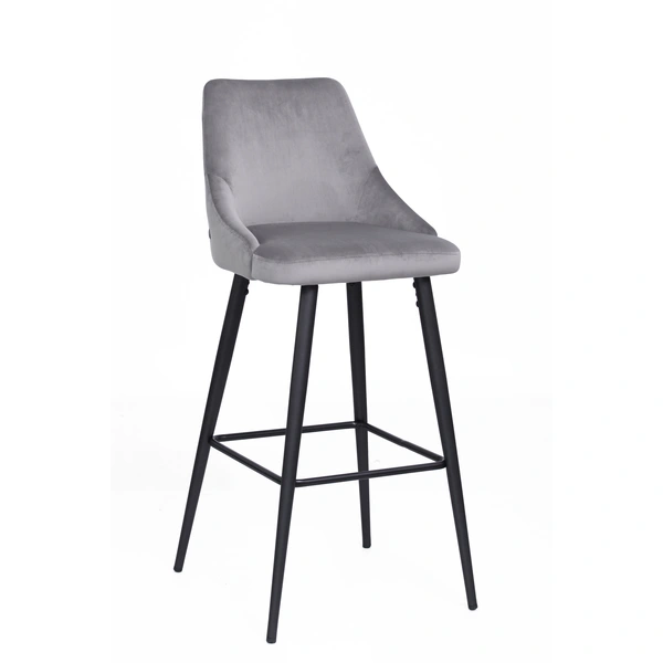 Modern Chair Velvet Upholstery Chair Bar Stool