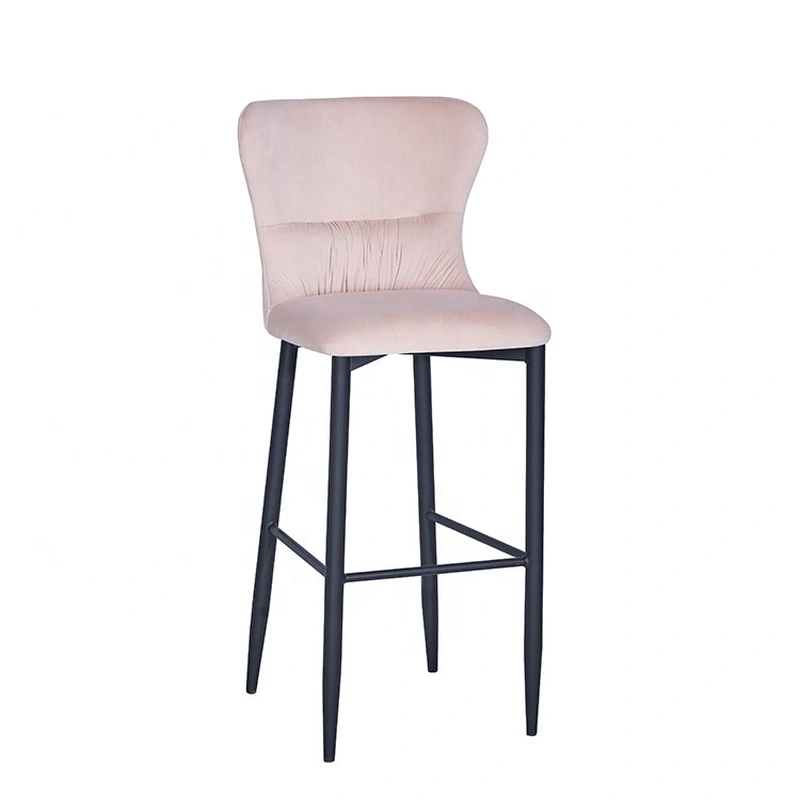 Vintage modern velvet dining chair