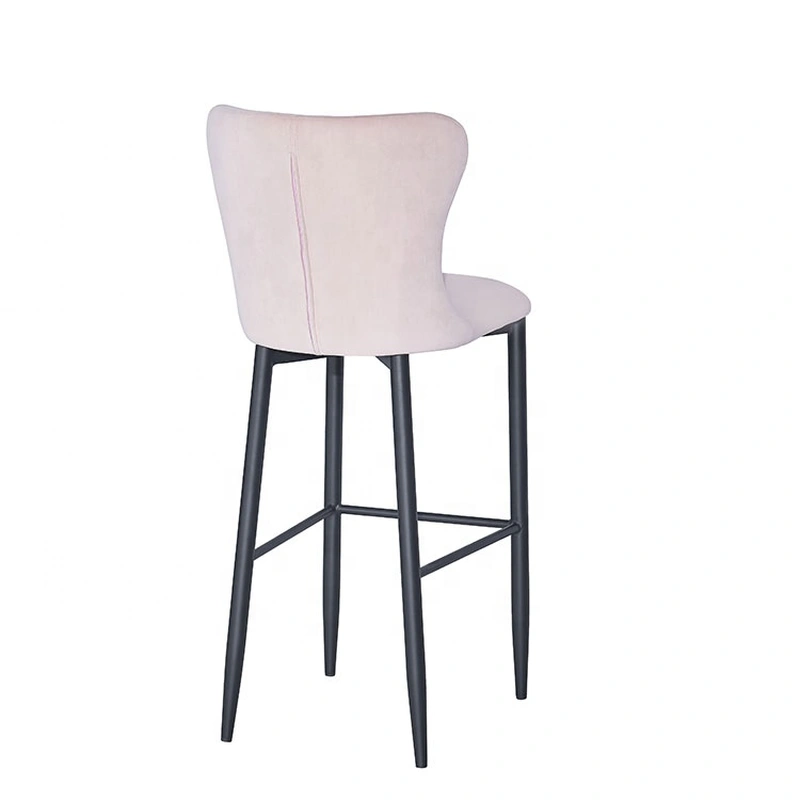 Vintage modern velvet dining chair