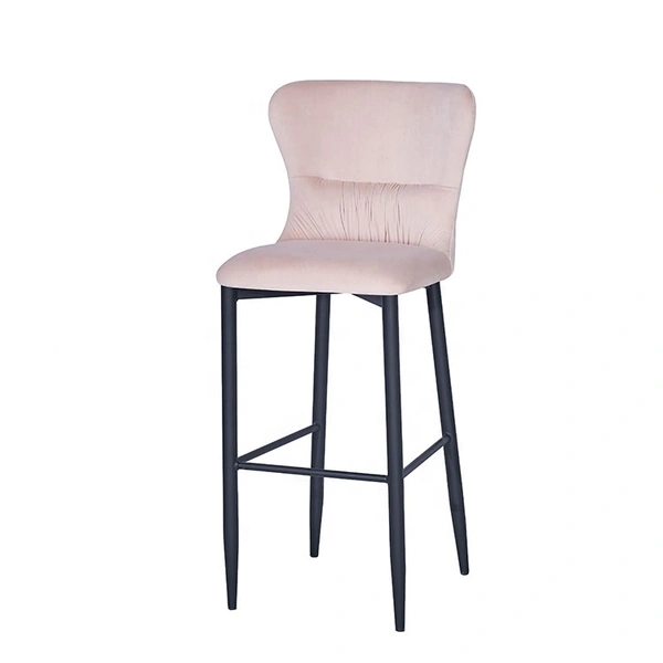 Vintage modern velvet dining chair