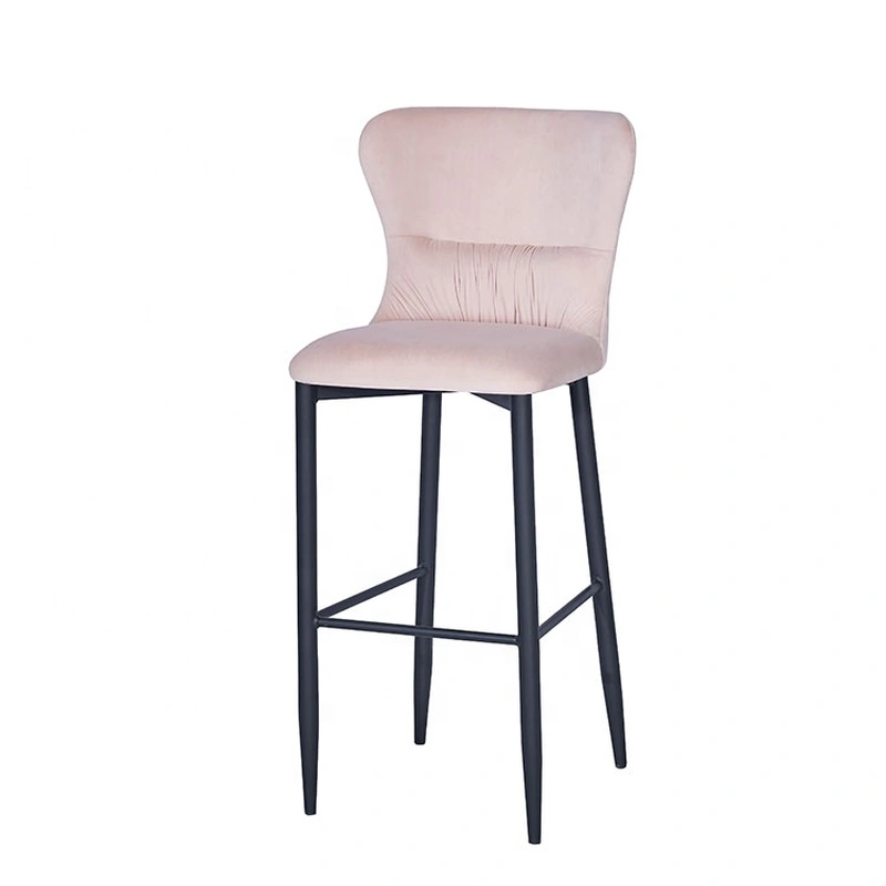 Vintage modern velvet dining chair