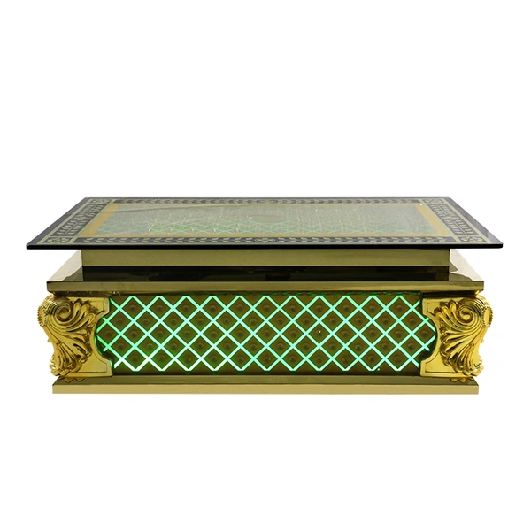 KTV Luminous Tea Table Gold Color