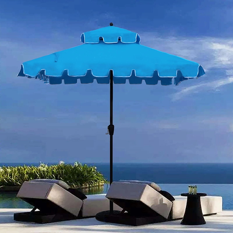 Outdoor Pagoda tropical Parasol tassels beach umbrella 