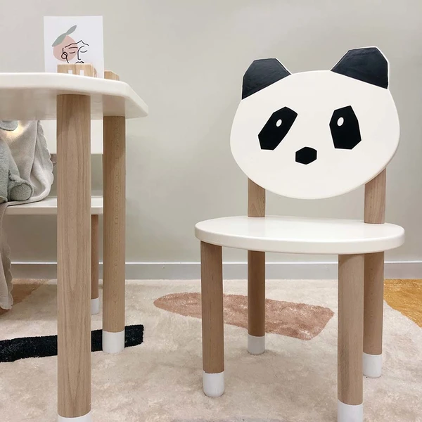 Wholesale High Quality Wood Chair Kids Wooden Animal Chair