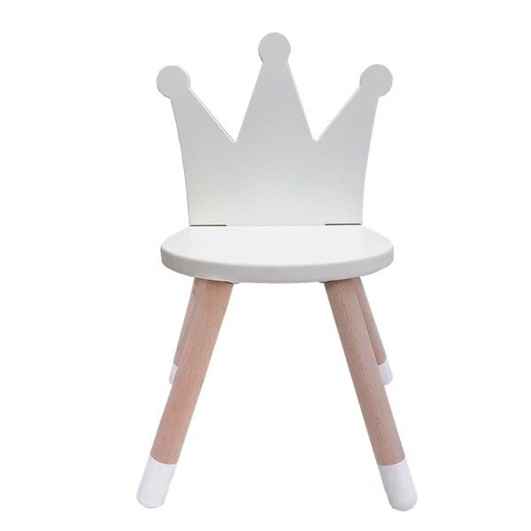 China Wholesale Kids Room Party Wooden Chairs Flower Bowknot Shaped