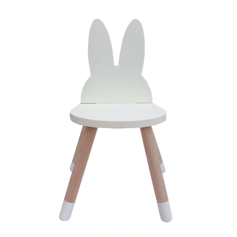 China Wholesale Kids Room Party Wooden Chairs Flower Bowknot Shaped