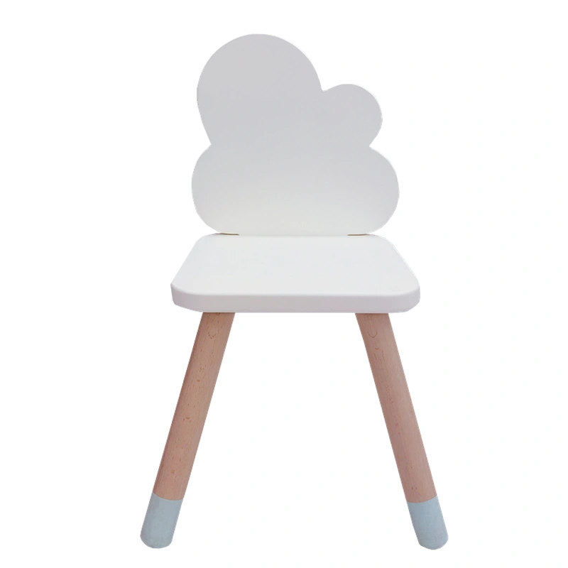 China Wholesale Kids Room Party Wooden Chairs Flower Bowknot Shaped