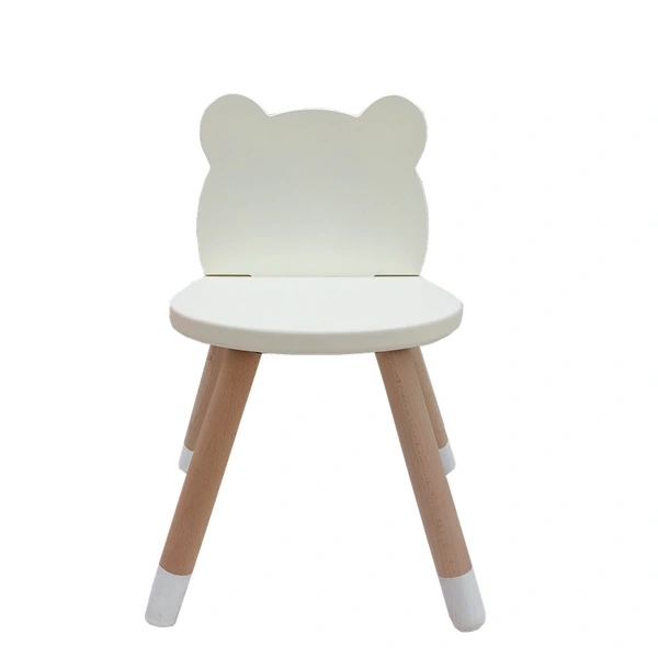 China Wholesale Kids Room Party Wooden Chairs Flower Bowknot Shaped