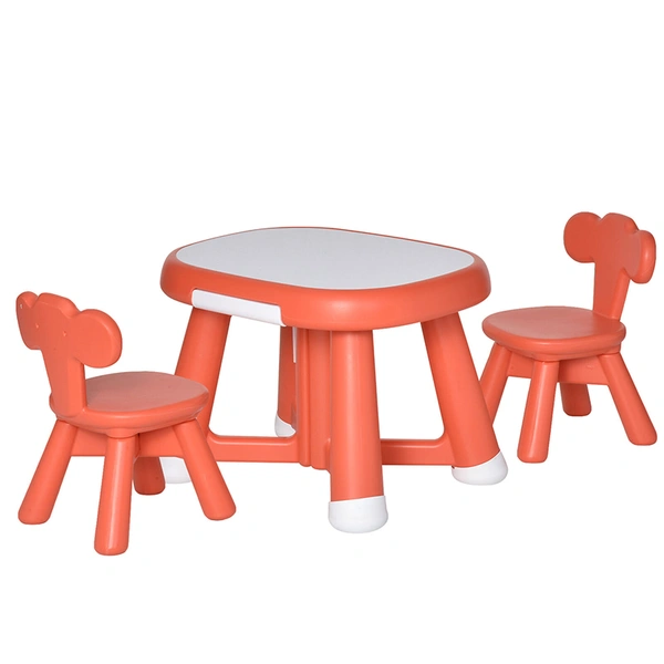 Plastic Indoor Baby Furniture Children Chair And Table Set