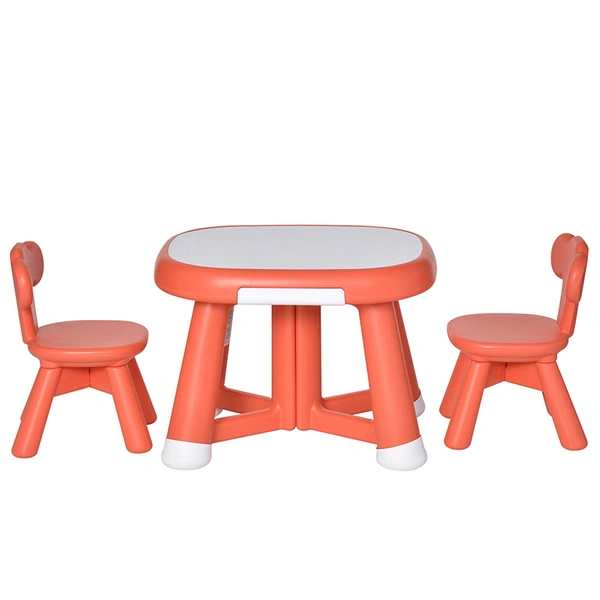 Plastic Indoor Baby Furniture Children Chair And Table Set