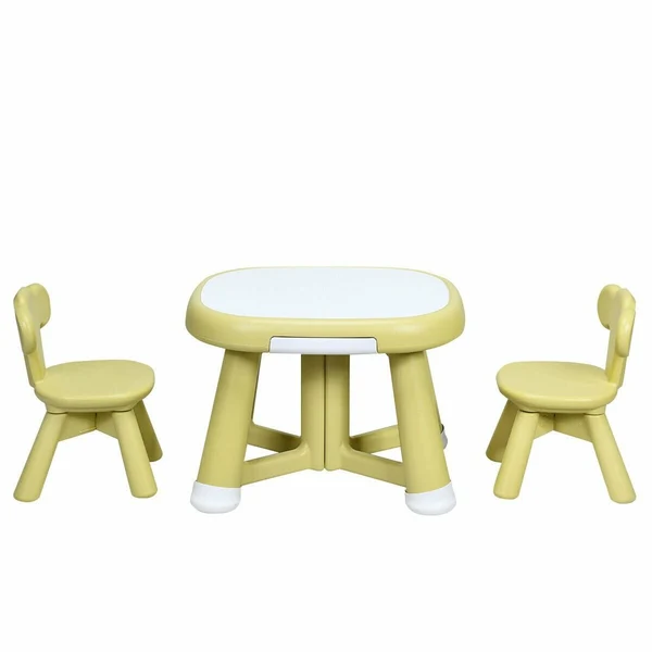 Plastic Indoor Baby Furniture Children Chair And Table Set
