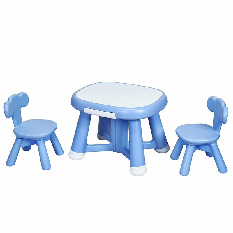 Plastic Indoor Baby Furniture Children Chair And Table Set