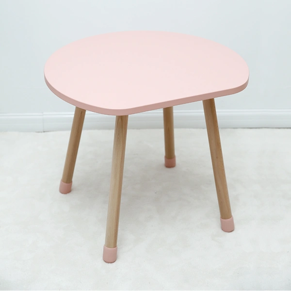 Mushroom-Shaped Solid Wood Children's Tables And Chairs