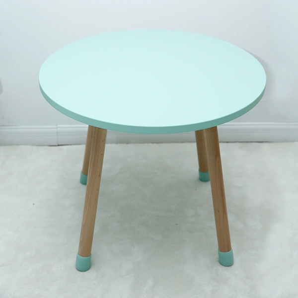 Nordic Round Solid Wood Kindergarten Furniture