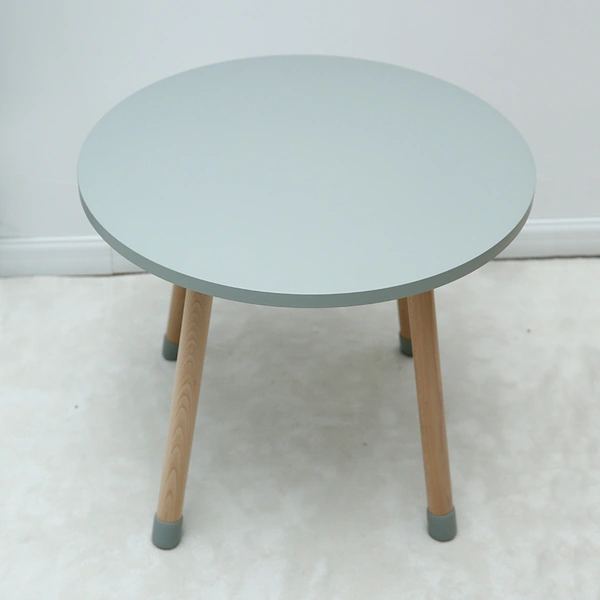 Nordic Round Solid Wood Kindergarten Furniture