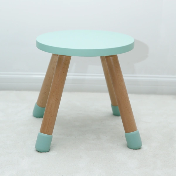 Nordic Round Solid Wood Kindergarten Furniture
