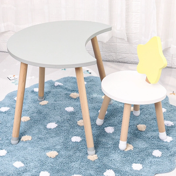 Moon and Star Shape Children's Table And Chair