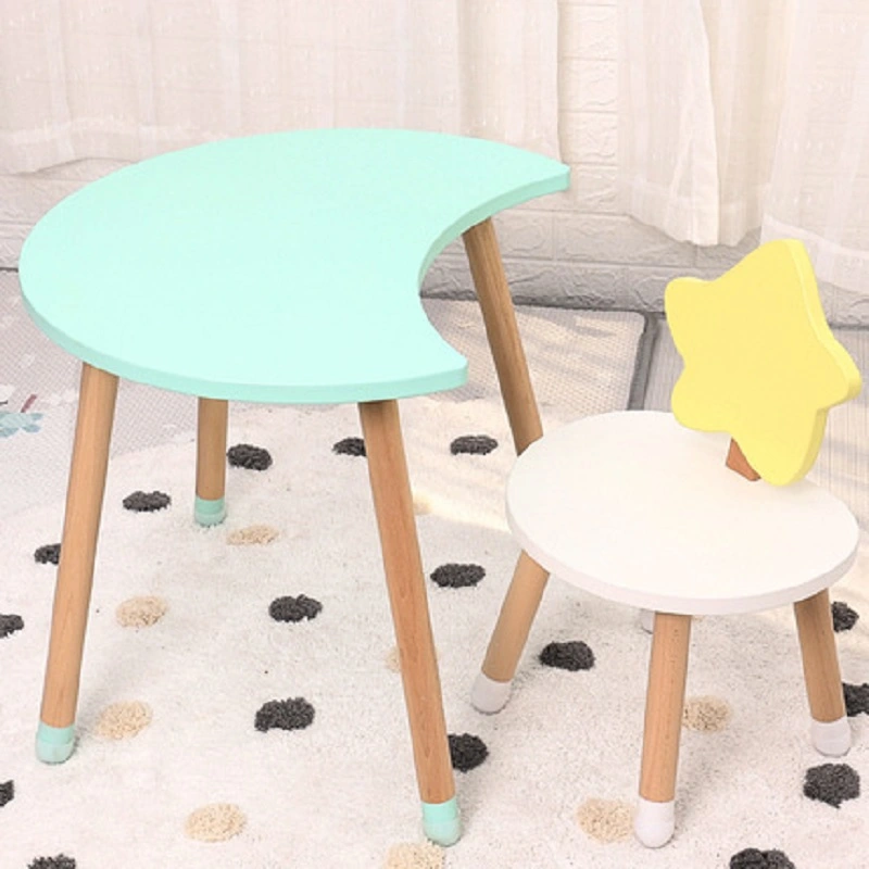Moon and Star Shape Children's Table And Chair