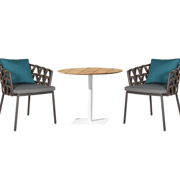 Patio furniture 3 pieces dining table set