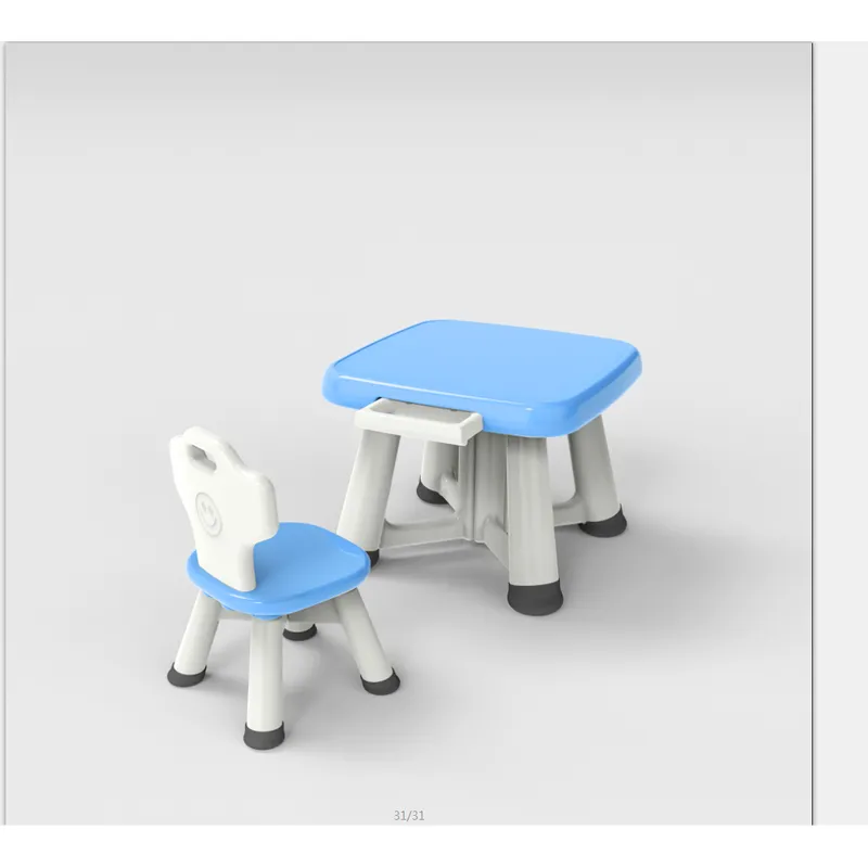  Preschool Children Plastic Furniture Table and Chair Sets