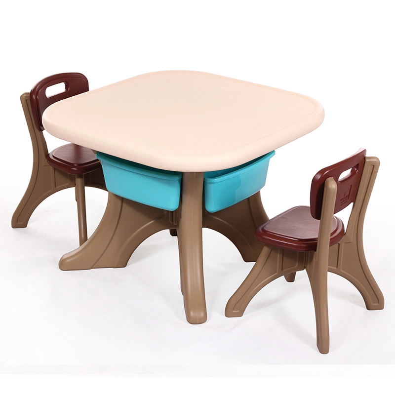 color plastic kids table and chair set