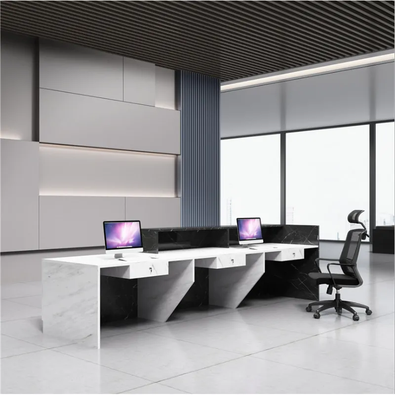 Luxury Fashion Front Beauty Nail Salon Marble Counter