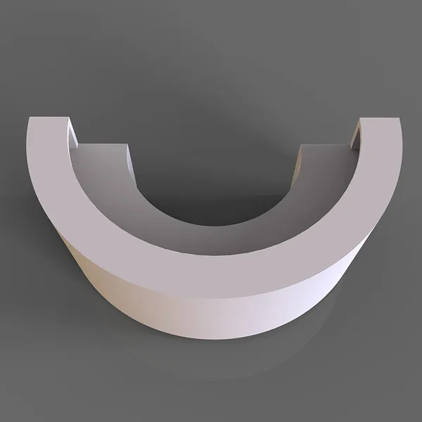 Custom size Artificial solid surface office reception desk