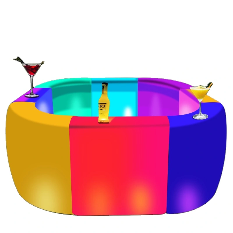 customized product illuminated mobile LED bar counter