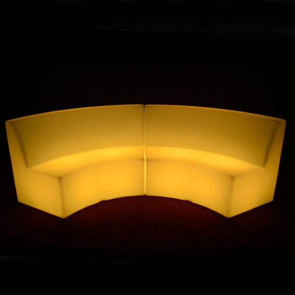  PE Plastic Illuminated Furniture for Home Garden LED  Sofa