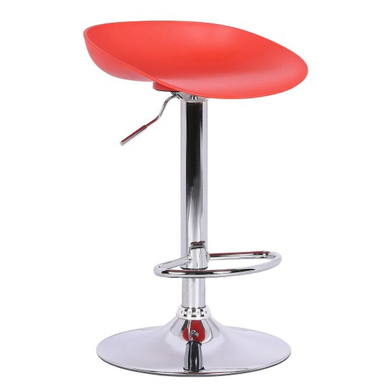 Modern coloful design PP plastic Bar Stool with Footrest