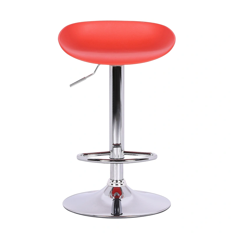 Modern coloful design PP plastic Bar Stool with Footrest