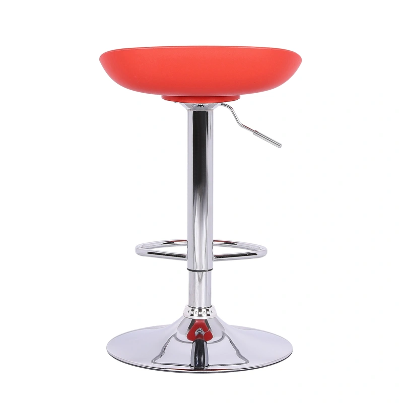 Modern coloful design PP plastic Bar Stool with Footrest