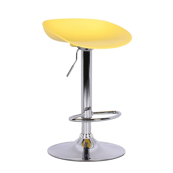 Modern coloful design PP plastic Bar Stool with Footrest
