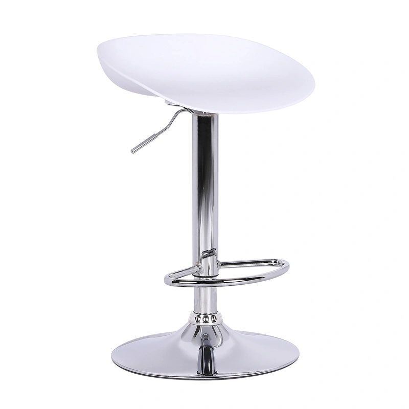 Modern coloful design PP plastic Bar Stool with Footrest