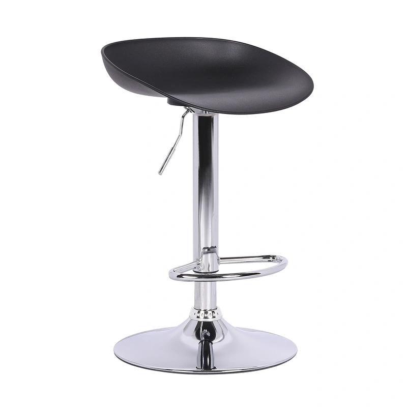 Modern coloful design PP plastic Bar Stool with Footrest