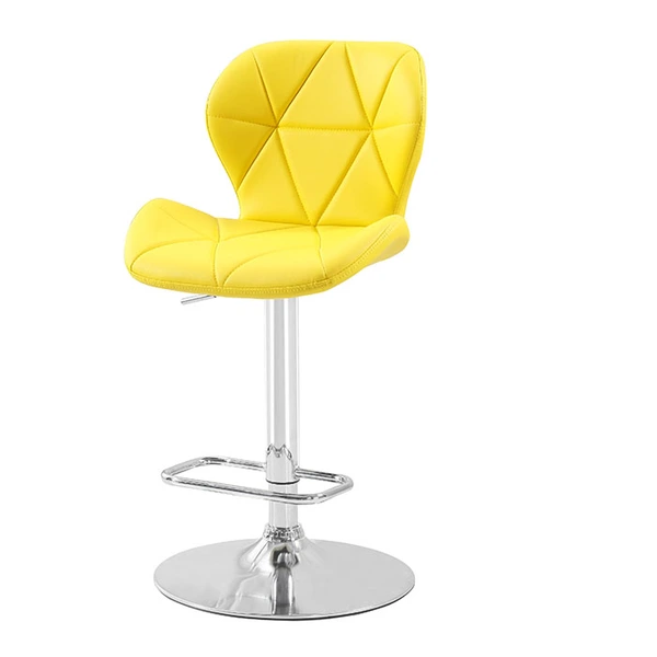 French leather bar height upholstered barstools