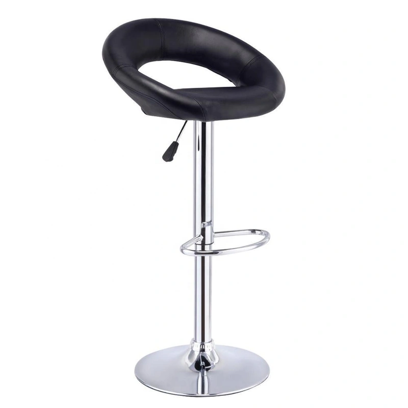 Bar Stools Adjustable PU Leather Swivel Bar Stools