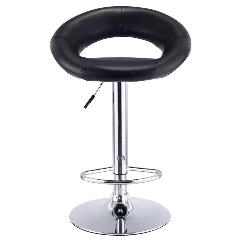 Bar Stools Adjustable PU Leather Swivel Bar Stools