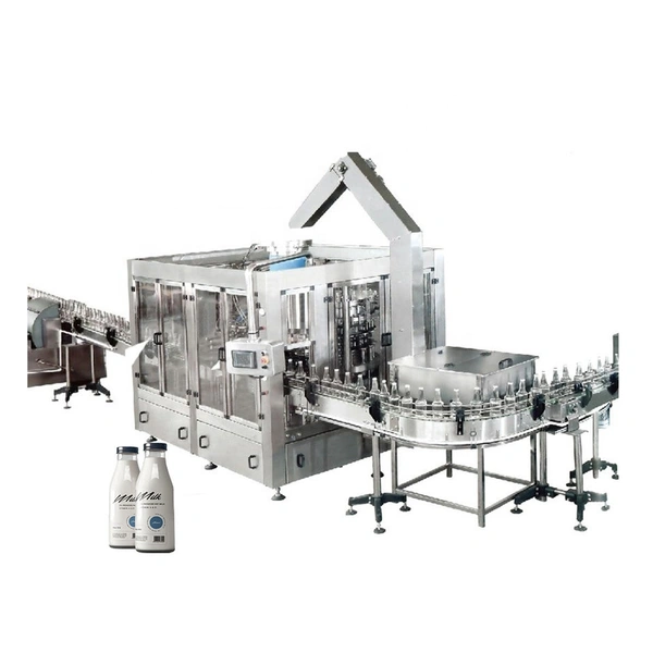 ligne d'emballage de remplissage de bouteilles de lait, machine de remplissage de bouteilles de yaourt