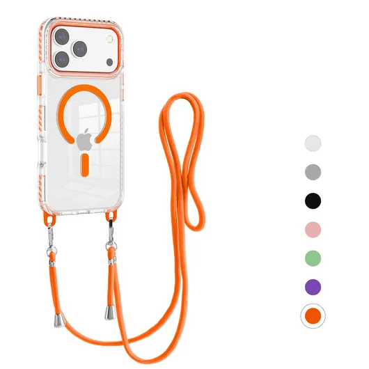Clear Bumper Magcase with strap