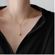 Flexible Adjustable Gold Ball Women Necklace