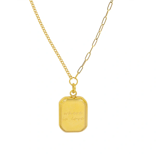 Gold Color Plated Women Urban Jewelry Necklace