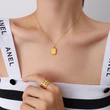 Gold Color Plated Women Urban Jewelry Necklace