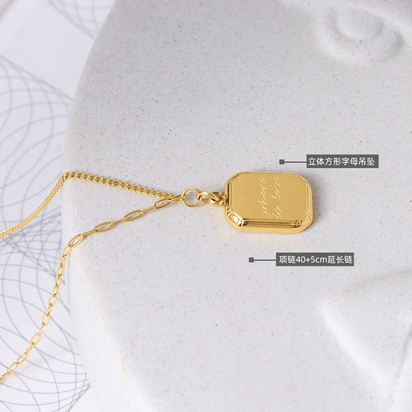 Gold Color Plated Women Urban Jewelry Necklace