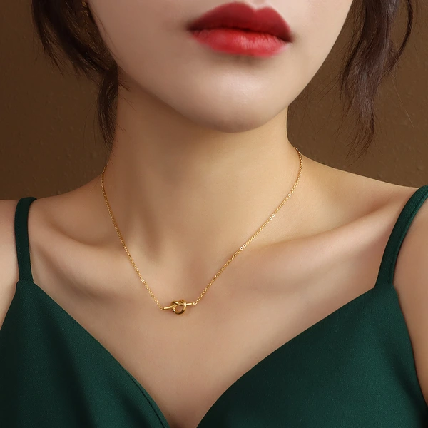 Trendy Design Women Jewelry Gold Necklace
