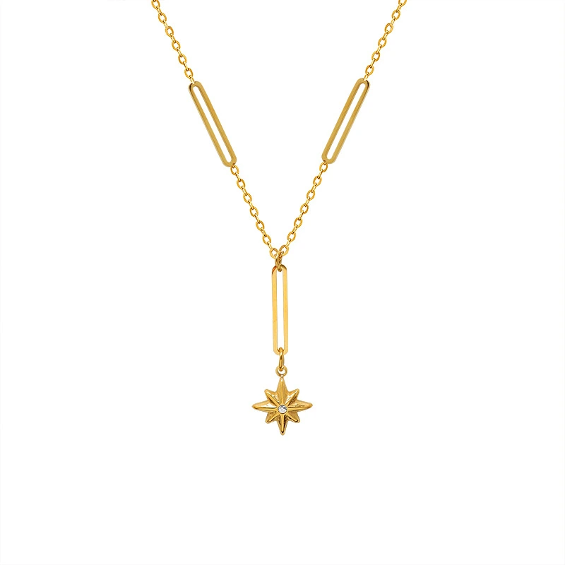 Gold Plated Women Trendy Jewelry Necklace