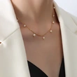 Muliti Pearl Gold Plated Necklace