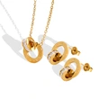 18KGold Plated Fashion Jewelry Set