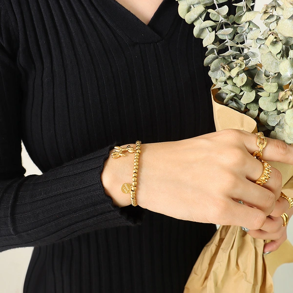 Gold Plated Cute Balloon Animal Dog Pendant  Puppy Necklace