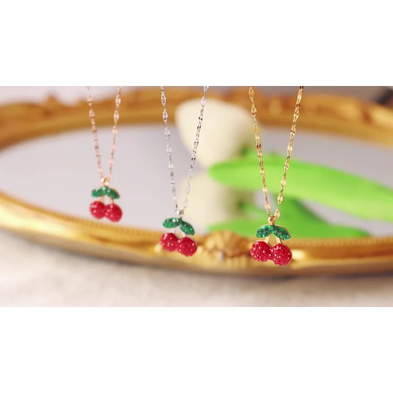 18K Gold Plated Enamel Jewelry Set Design